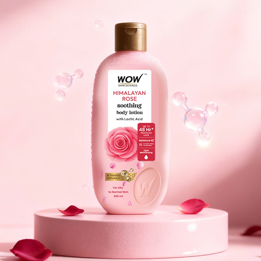 Himalayan Rose Body Lotion Soothing Hydration & Gentle Exfoliation 200 ML