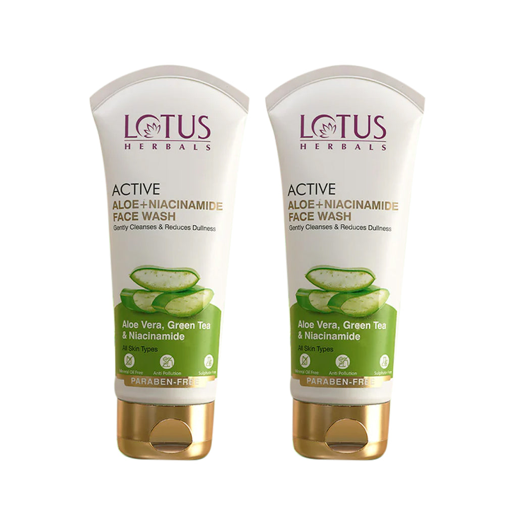 Active Aloe + Niacinamide Face Wash Pack of 2