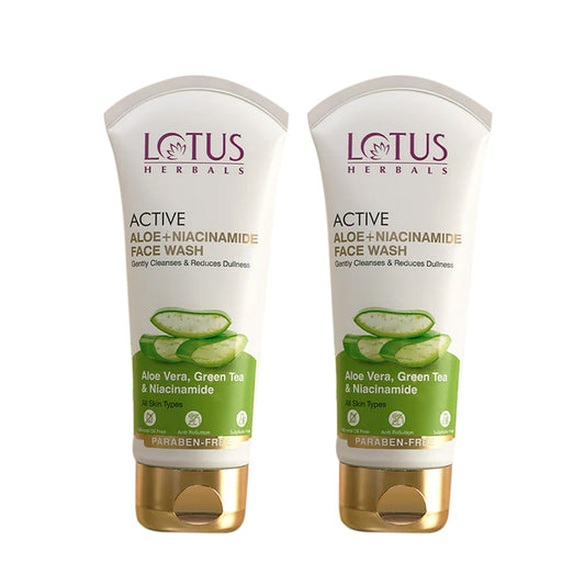 Active Aloe + Niacinamide Face Wash Pack of 2