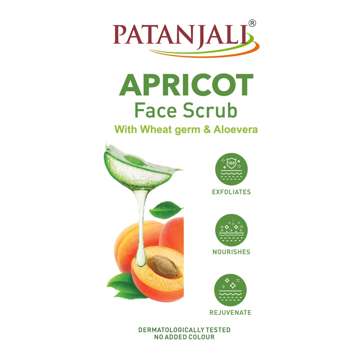 【Patanjali】 Apricot Face Scrub｜アプリコット フェイススクラブ｜60g