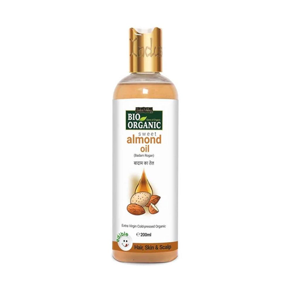 Bio Organic Sweet Almond Oil for Hair and Skin - 200ml 200ml