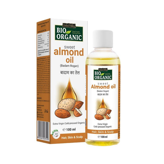Bio Organic Sweet Almond Oil for Hair and Skin 200ml