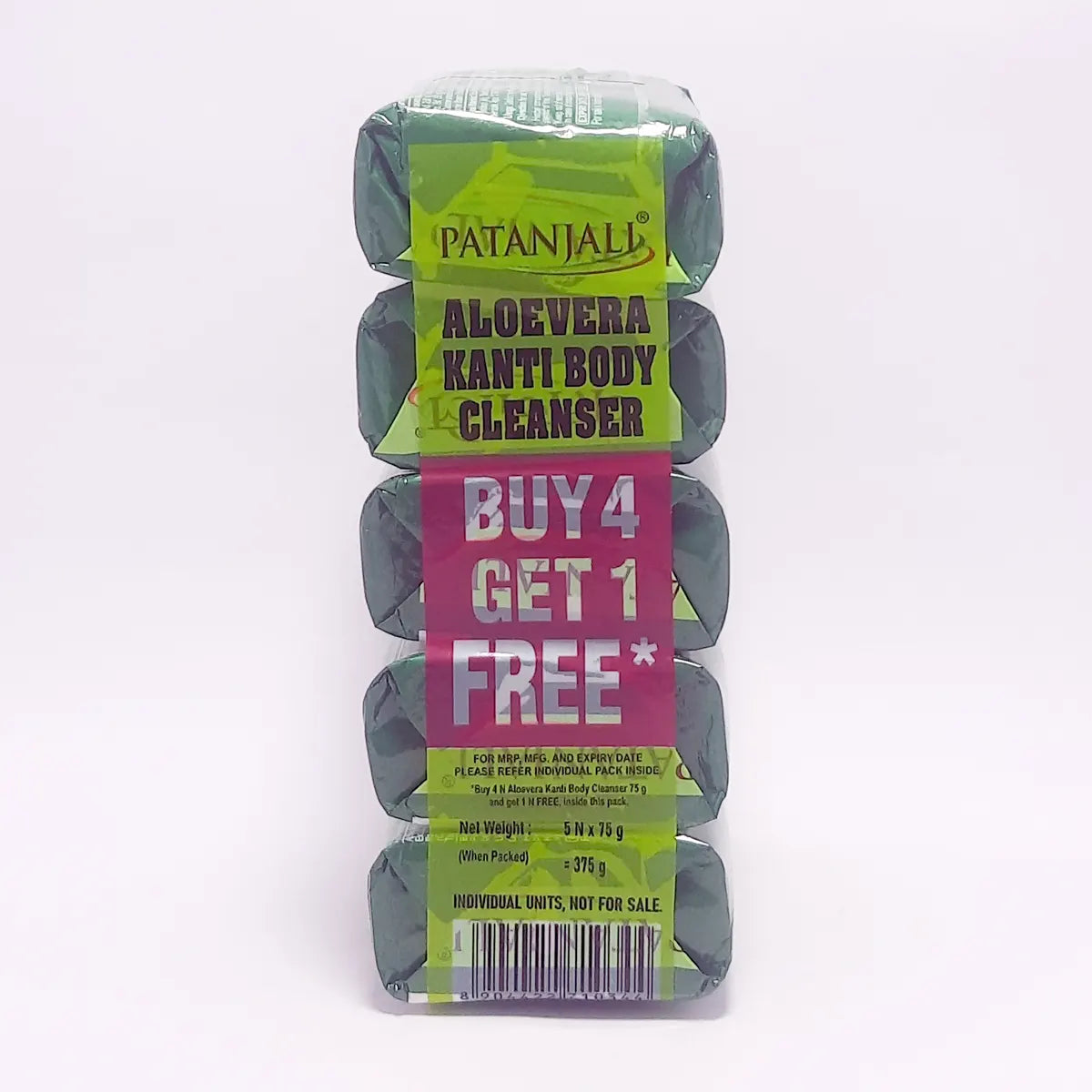 Aloevera Kanti Body Cleanser 75 G (B4 G1 Free)