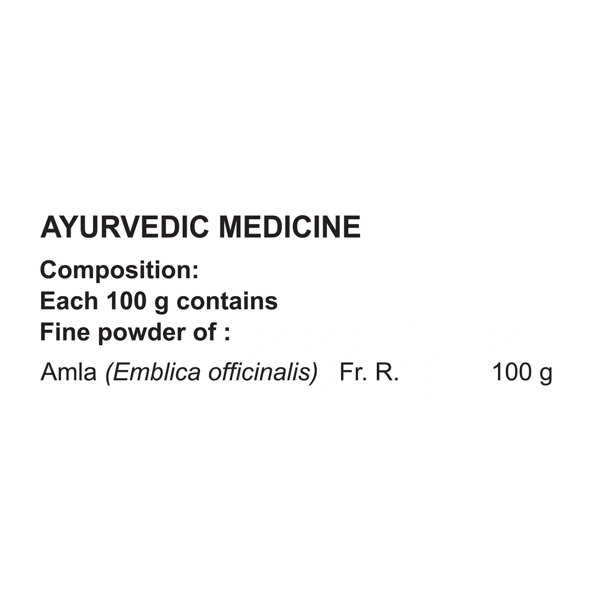 Divya Amla Churna (100 Gram)