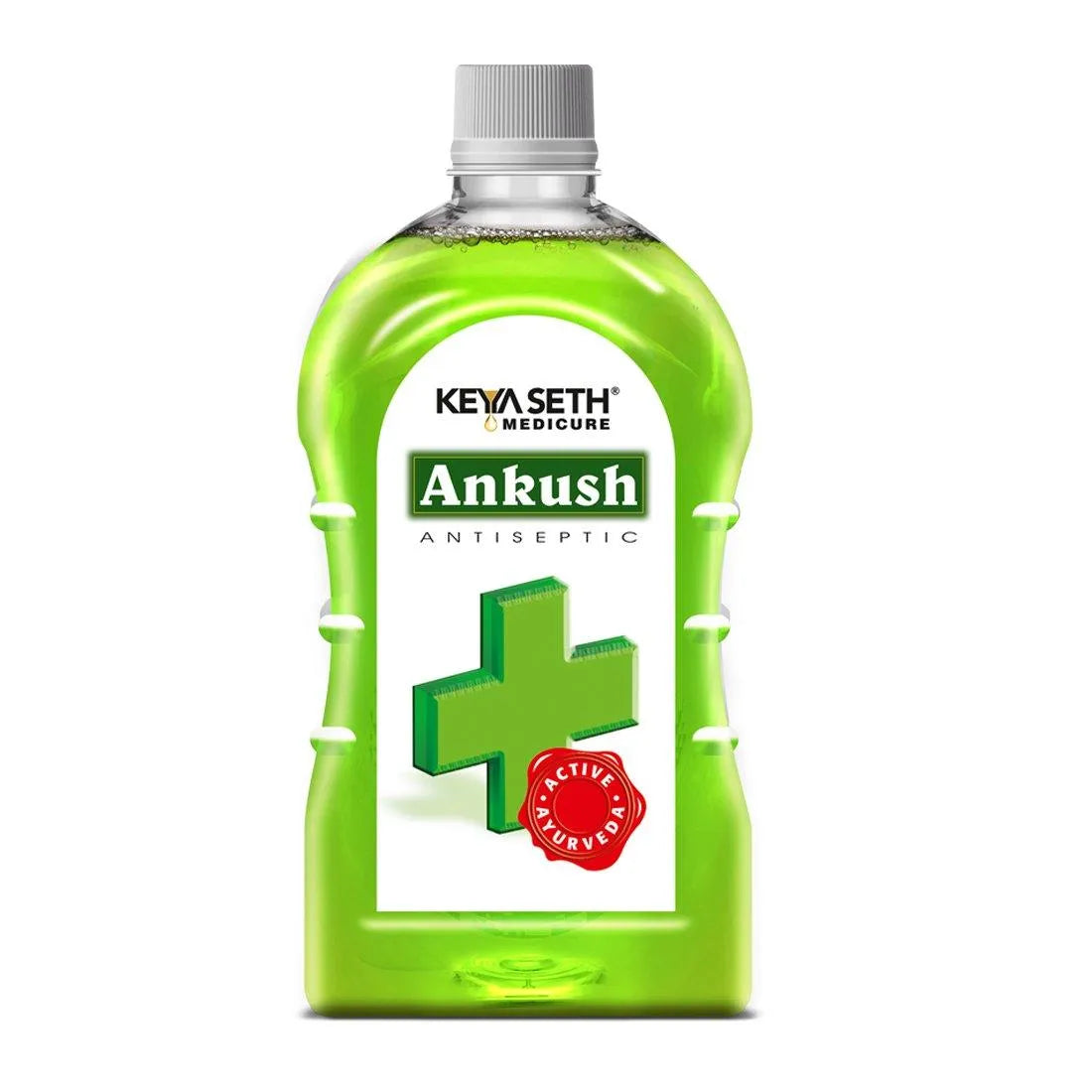 Ankush Ayurvedic Antiseptic Liquid, No Burning Sensation for First Aid & Personal Hygiene, Enriched with Neem, Tulsi, Lavender & Rose Essential Oil 100ml