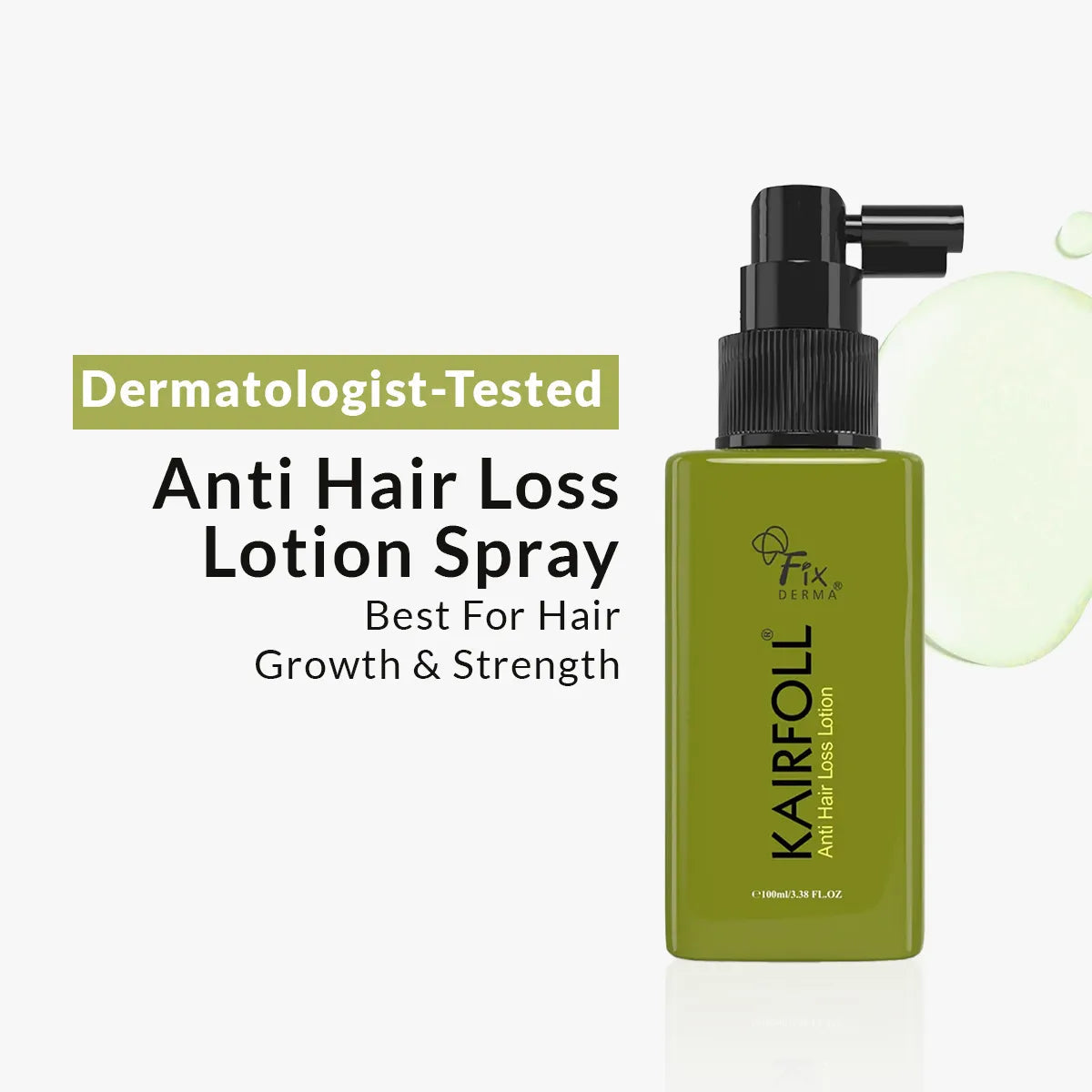 【Fixderma】 Kairfoll Anti Hair Loss Lotion｜ケアフォール ヘアケア ローション｜100ml