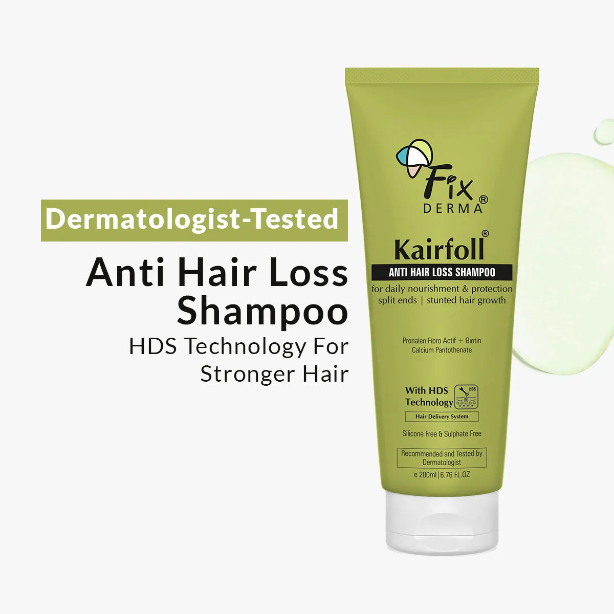 【Fixderma】 Kairfoll Anti Hair Loss Shampoo｜ケアフォール ヘアケア シャンプー｜200ml
