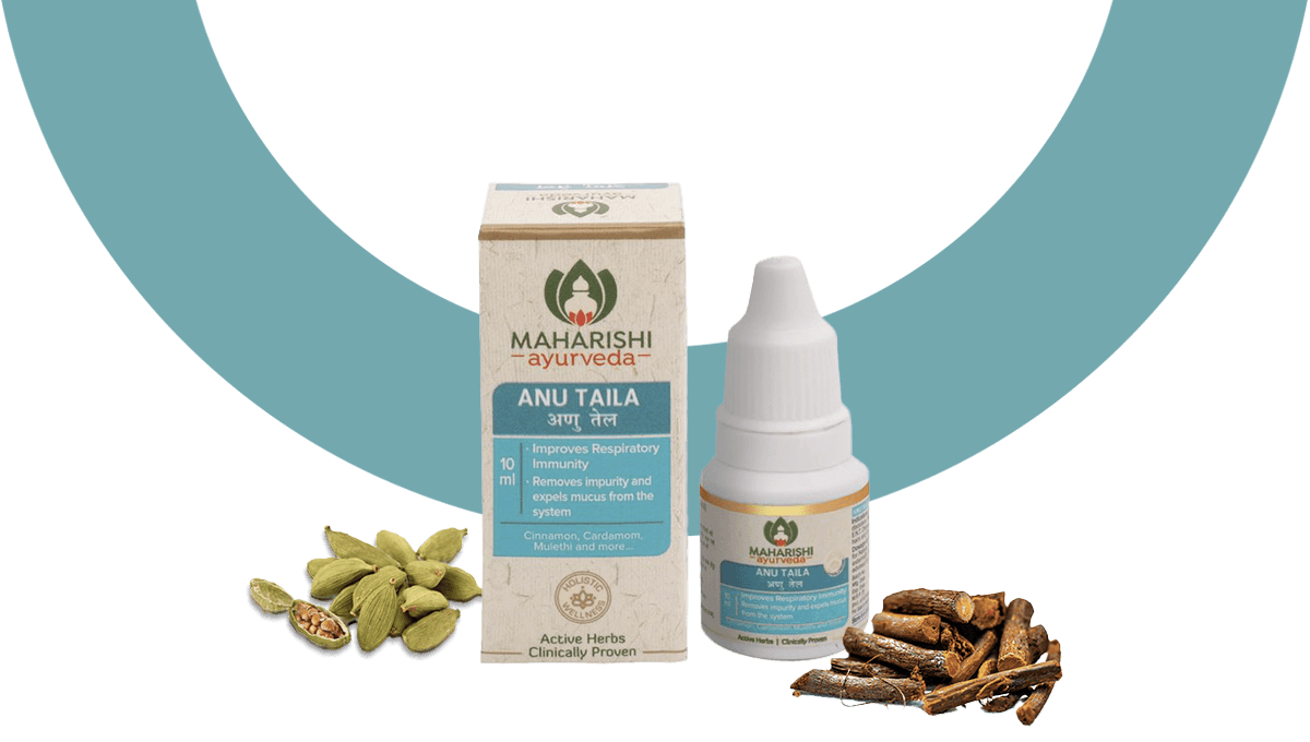 Anu Taila – Ayurvedic Nasal Oil for Congestion, Allergy & Sinus Relief