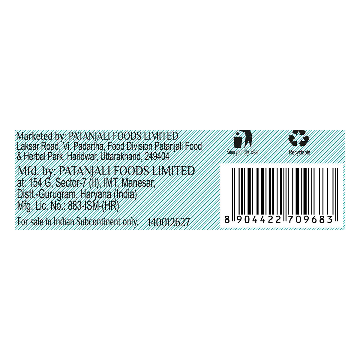 Patanjali Aqua fresh Body Cleanser (125 g)
