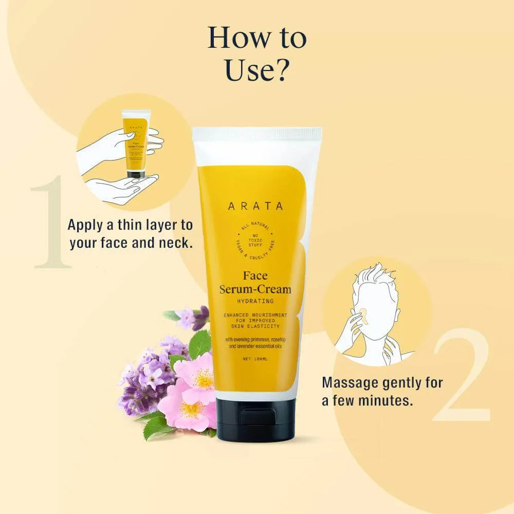 Arata Hydrating Face Serum-Cream 100g