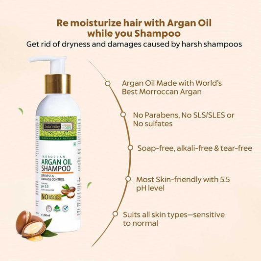 【Indus Valley】 Argan Oil Shampoo｜アルガンオイル シャンプー｜200 ml