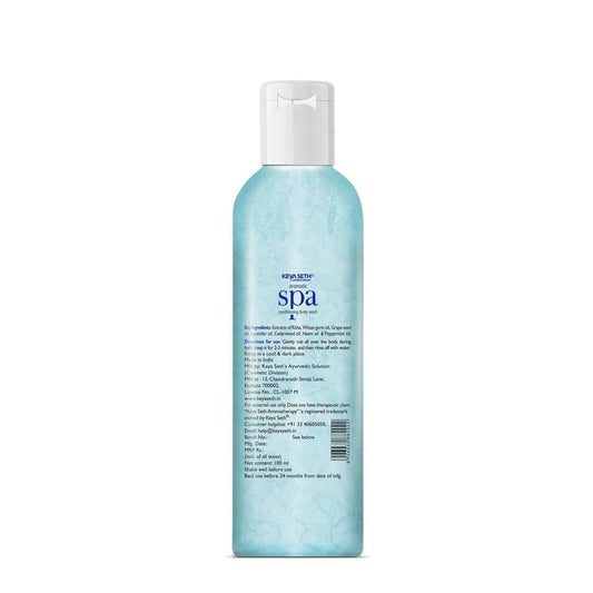 Aromatic Spa Conditioning Body Wash I 100% Soap Free I Enriched with Wheat Germ, Grape Seed , Lavender, Sandalwood, Neem and Peppermint oil 100ml