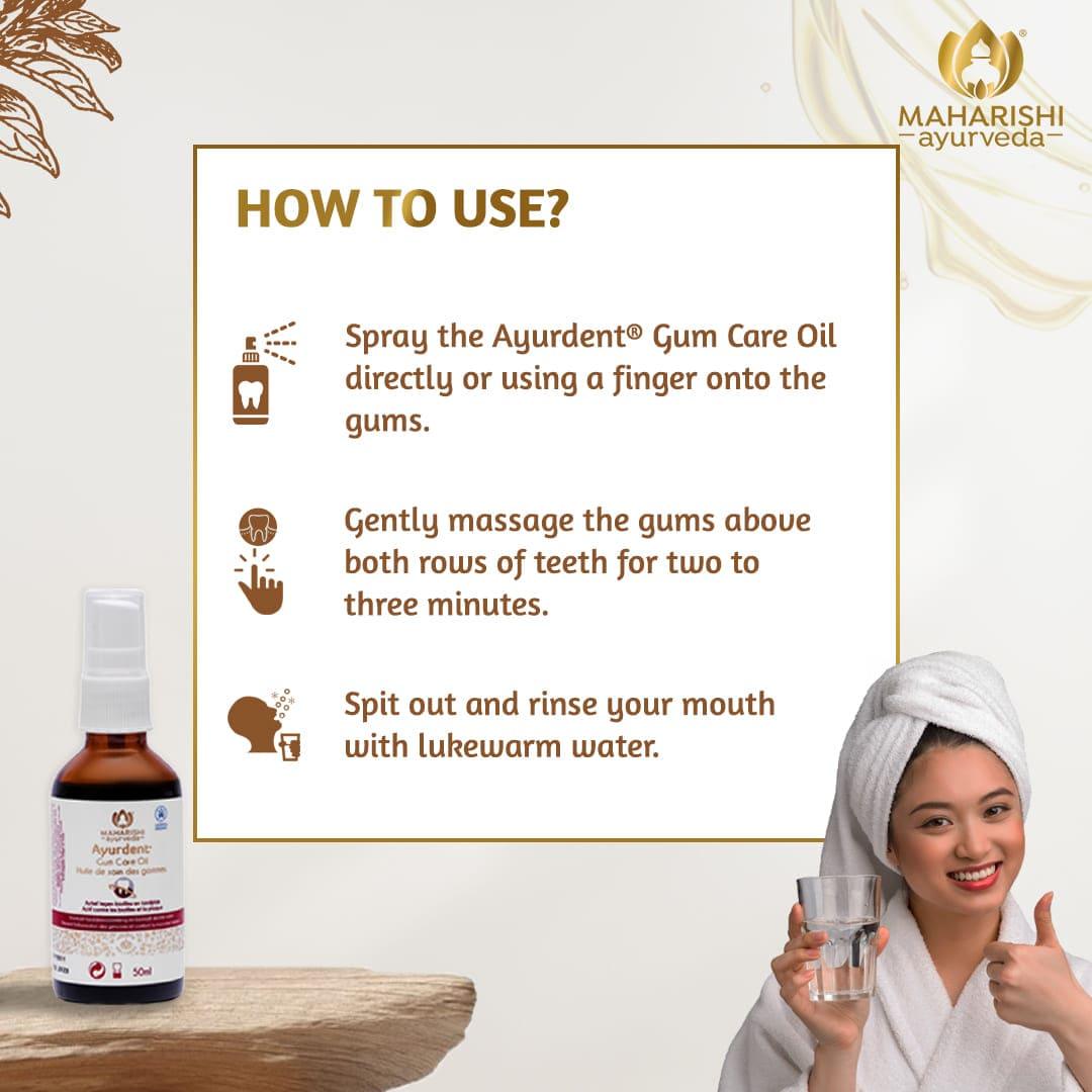 Ayurdent Gum Care Oil for Total Relief from Toothache and Bad Breath
