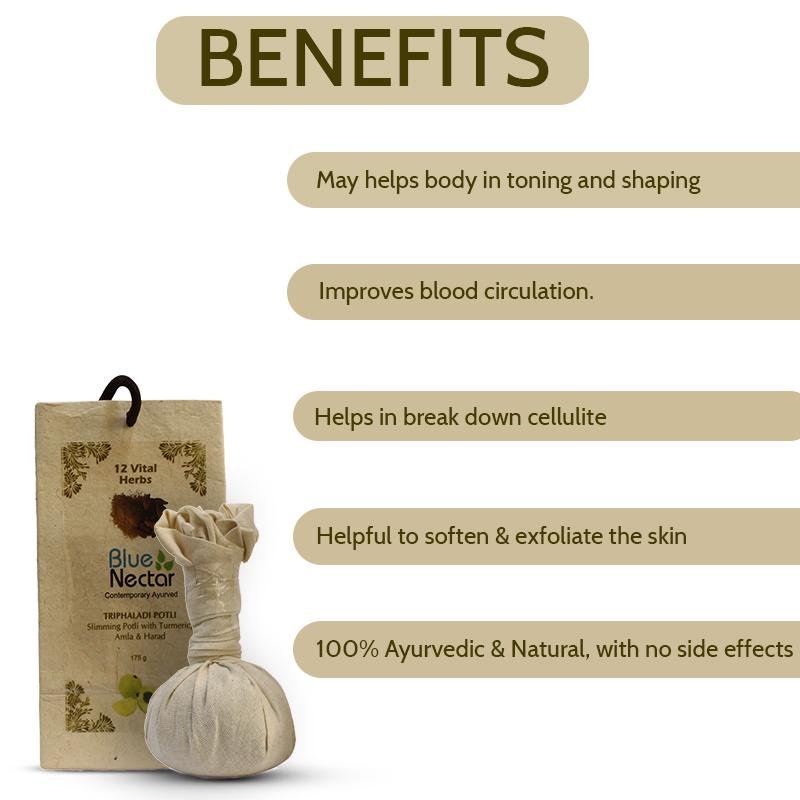 Triphaladi Ayurvedic Slimming & Anti Cellulite Potli for Weight Management 231g