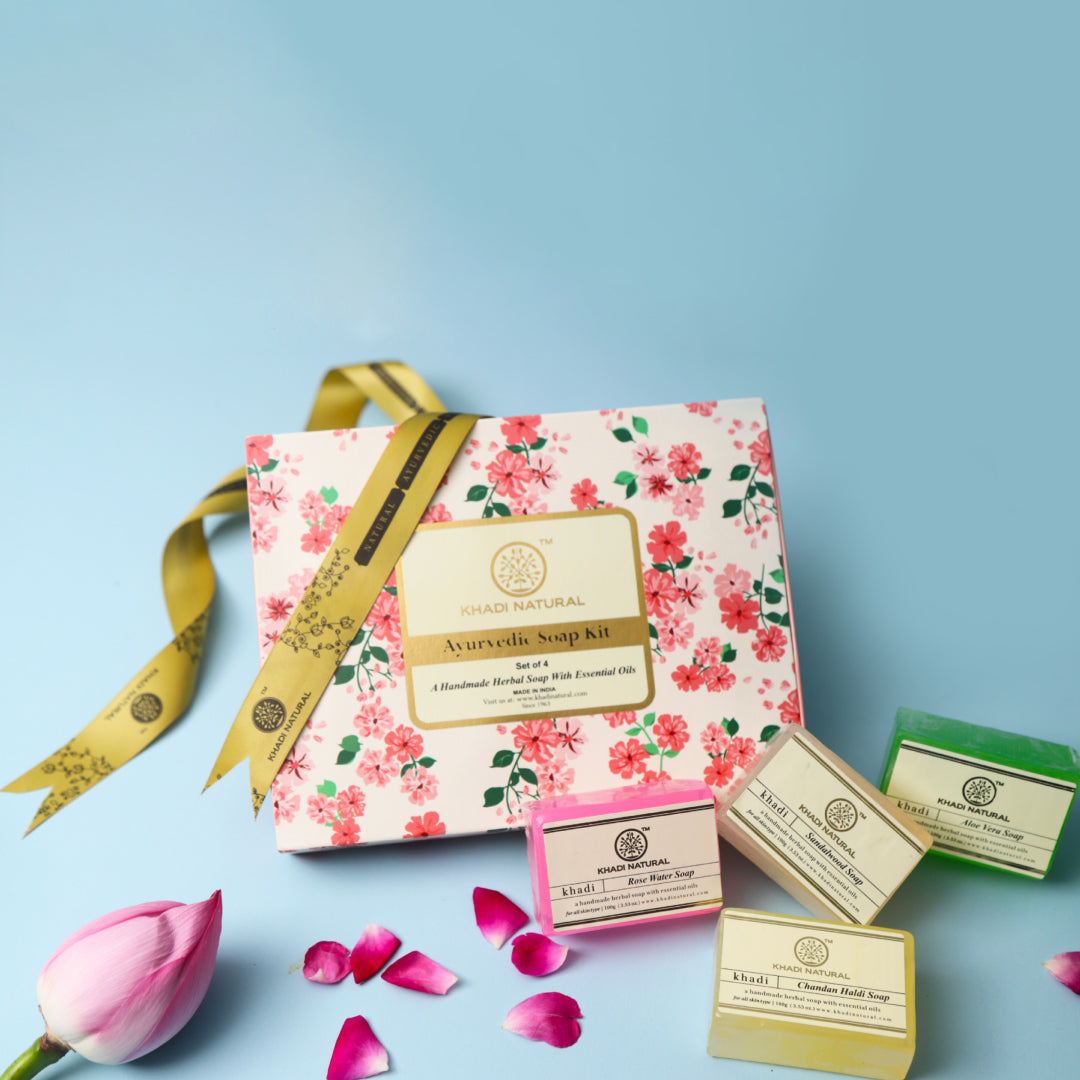 Ayurvedic Soap Kit Combo Pack Of 4 100gm Each