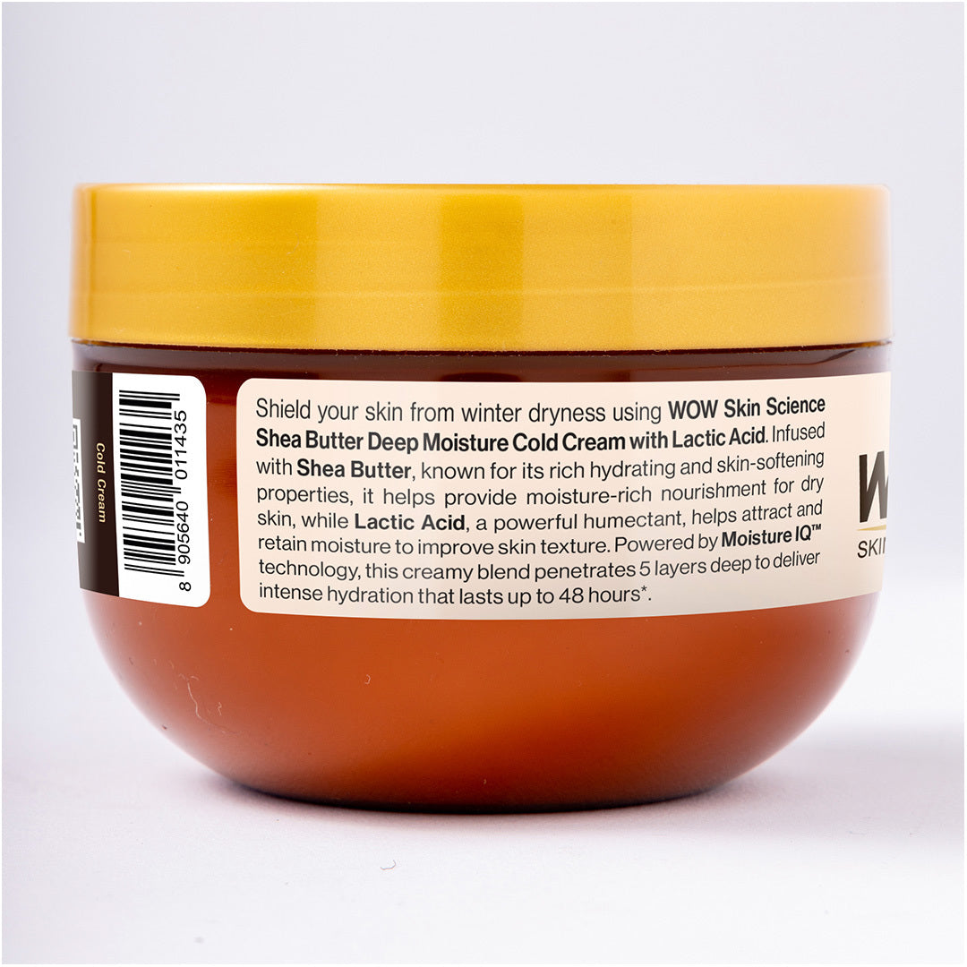Shea Butter Deep Moisture Cold Cream Deeply Hydrates & Softens Skin 100ml