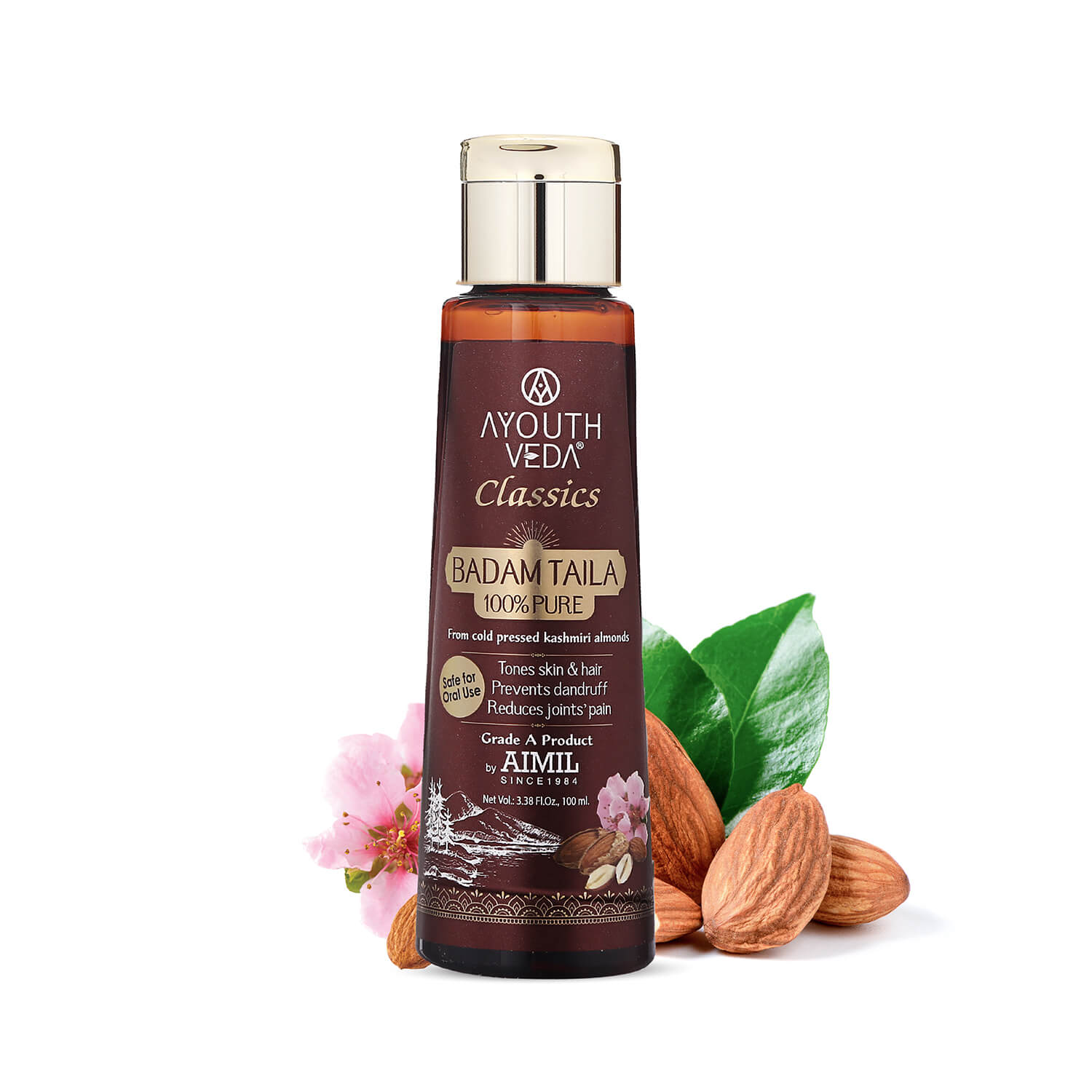 Badam Taila | 100% Pure Almond Oil ( Net Qty- 100ml) 100ml
