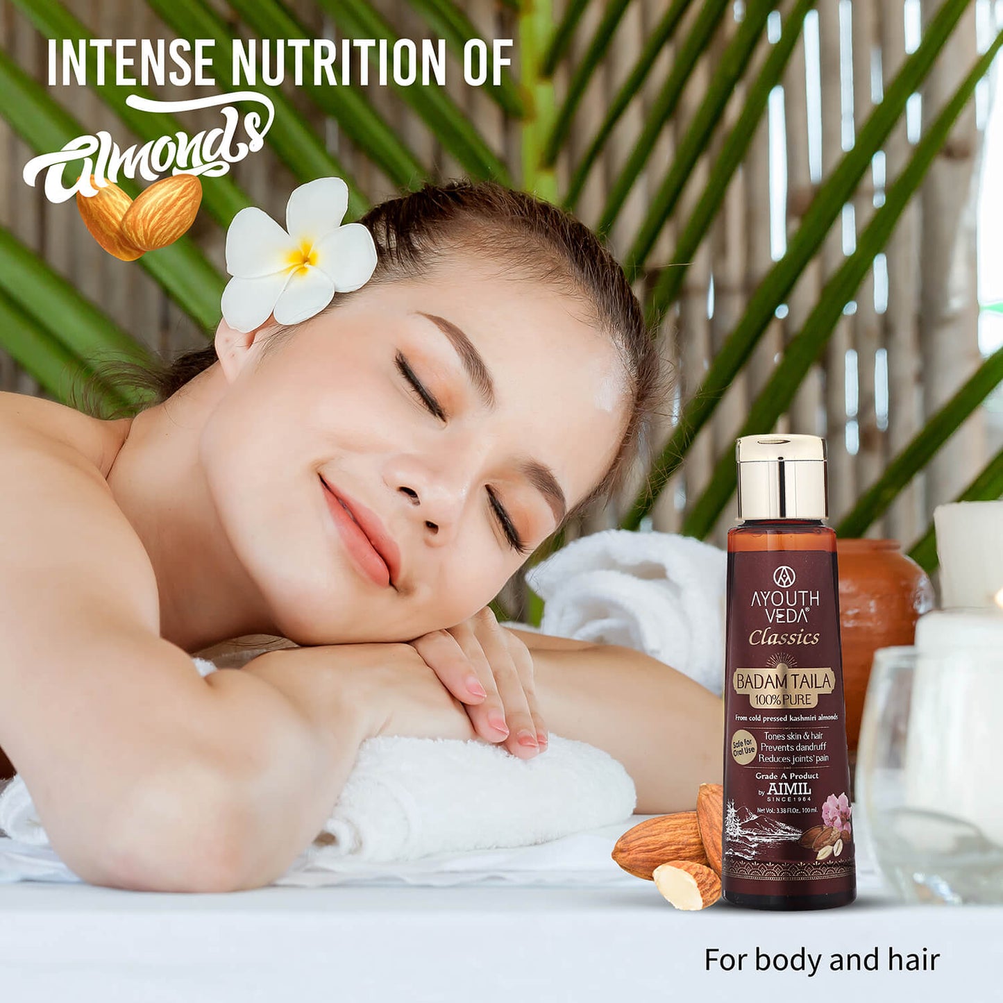 Badam Taila | 100% Pure Almond Oil ( Net Qty- 100ml) 100ml