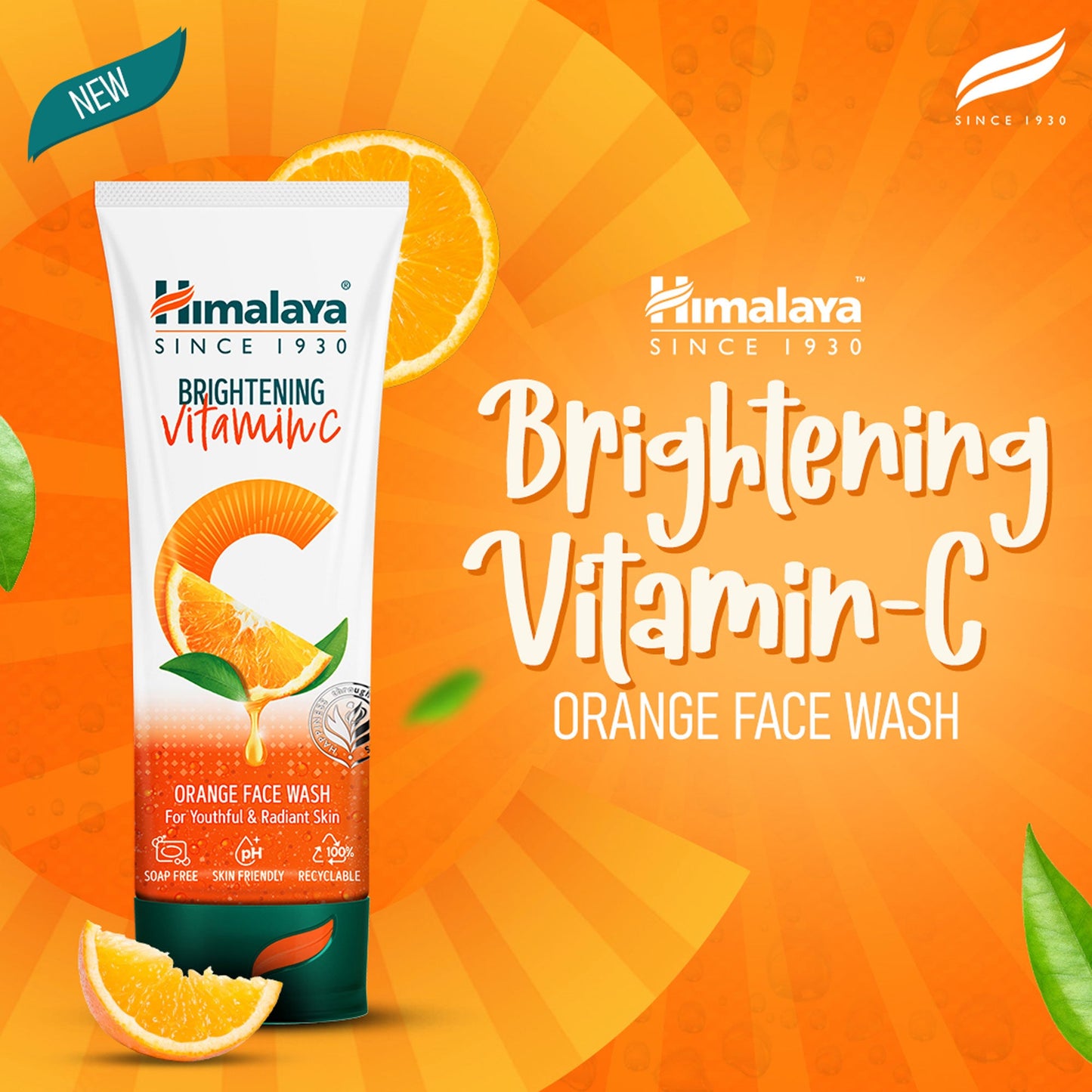 Himalaya Brightening Vitamin C Orange Face Wash 50ml