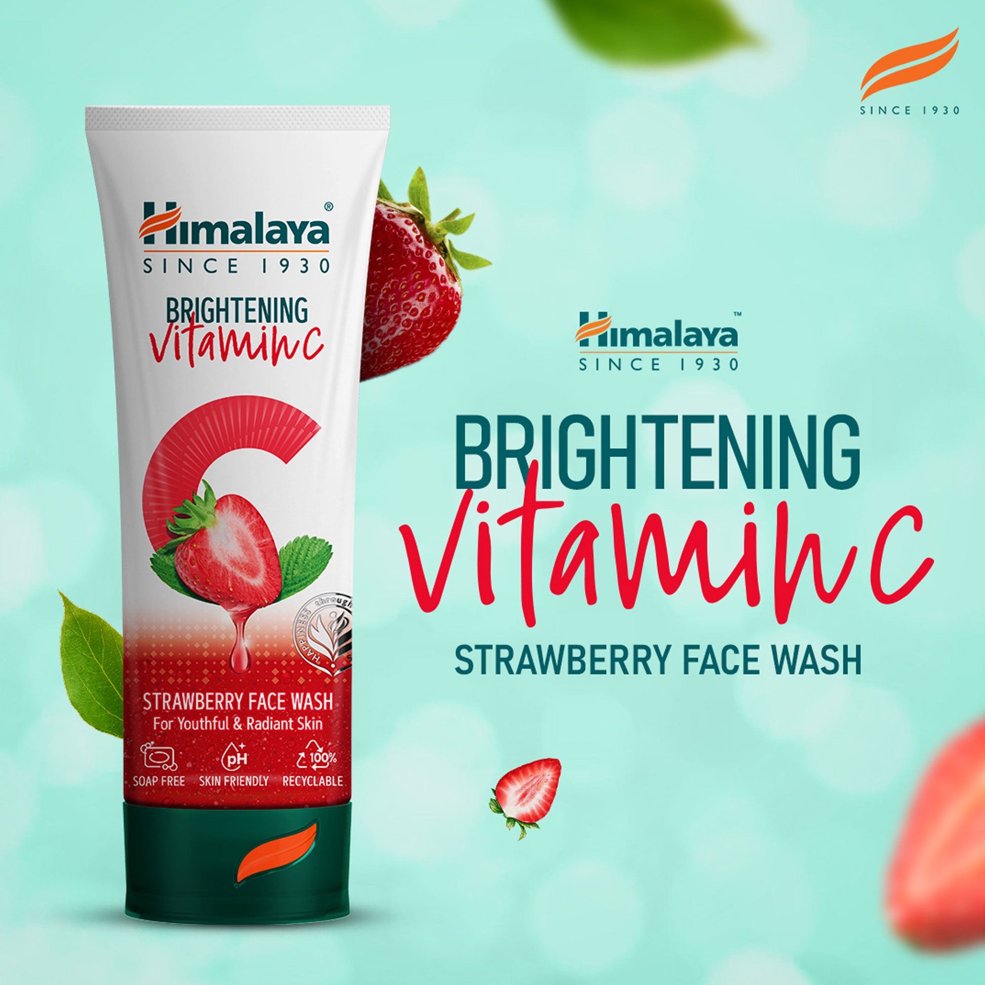 Himalaya Brightening Vitamin C Strawberry Face Wash 50ml