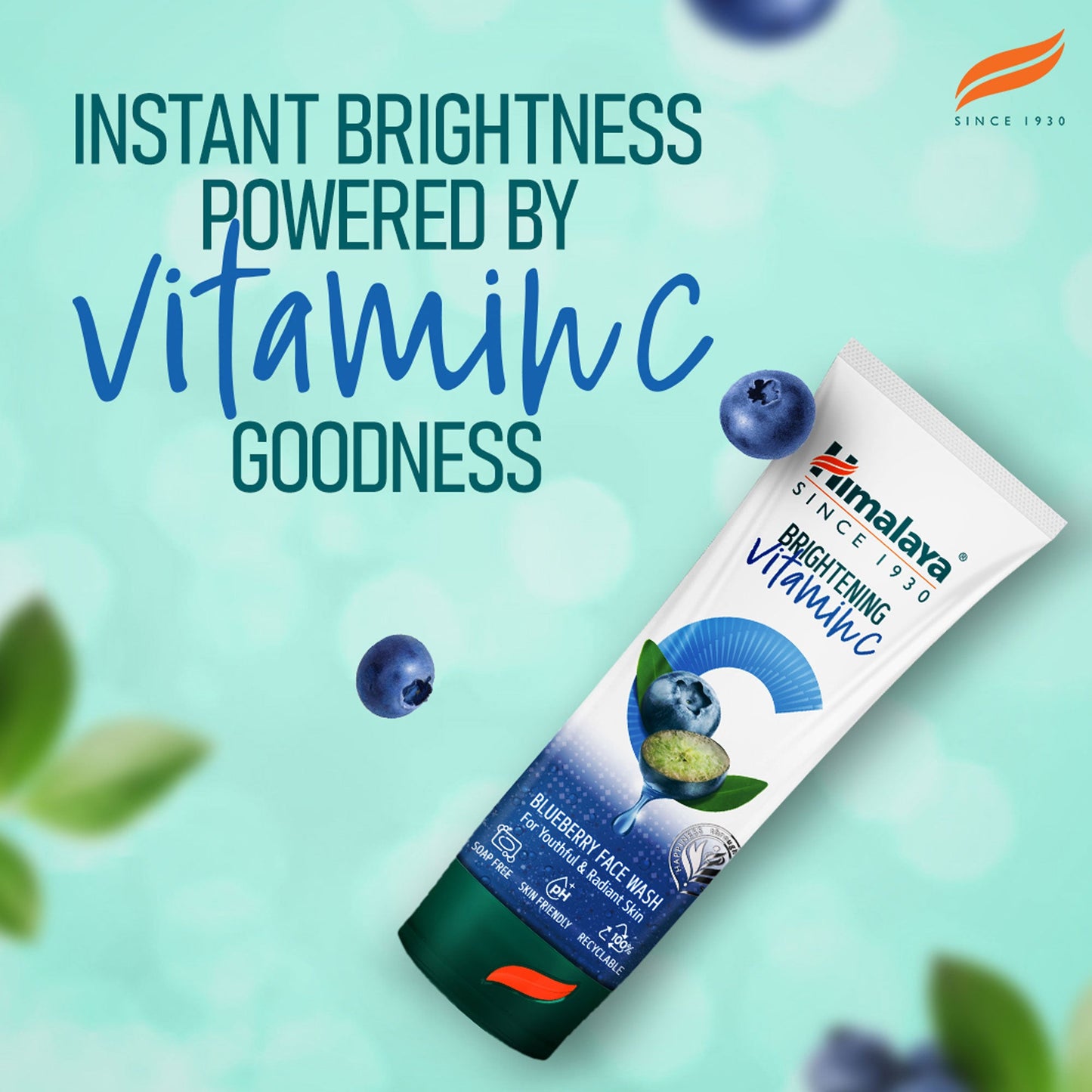 Himalaya Brightening Vitamin C Blueberry Face Wash 50ml