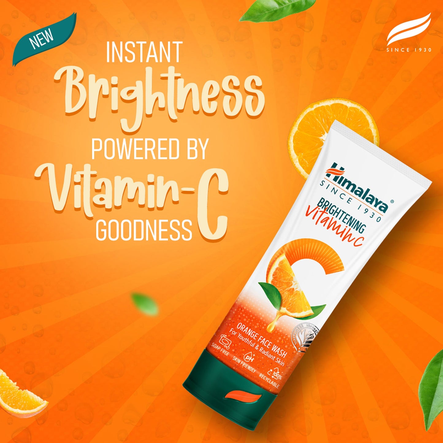 Himalaya Brightening Vitamin C Orange Face Wash 50ml