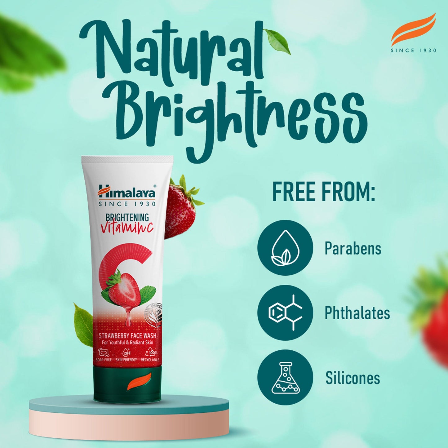 Himalaya Brightening Vitamin C Strawberry Face Wash 50ml
