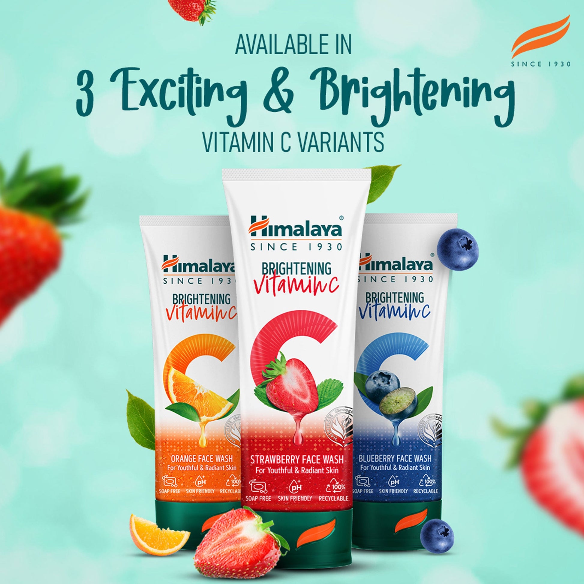 Himalaya Brightening Vitamin C Strawberry Face Wash 50ml
