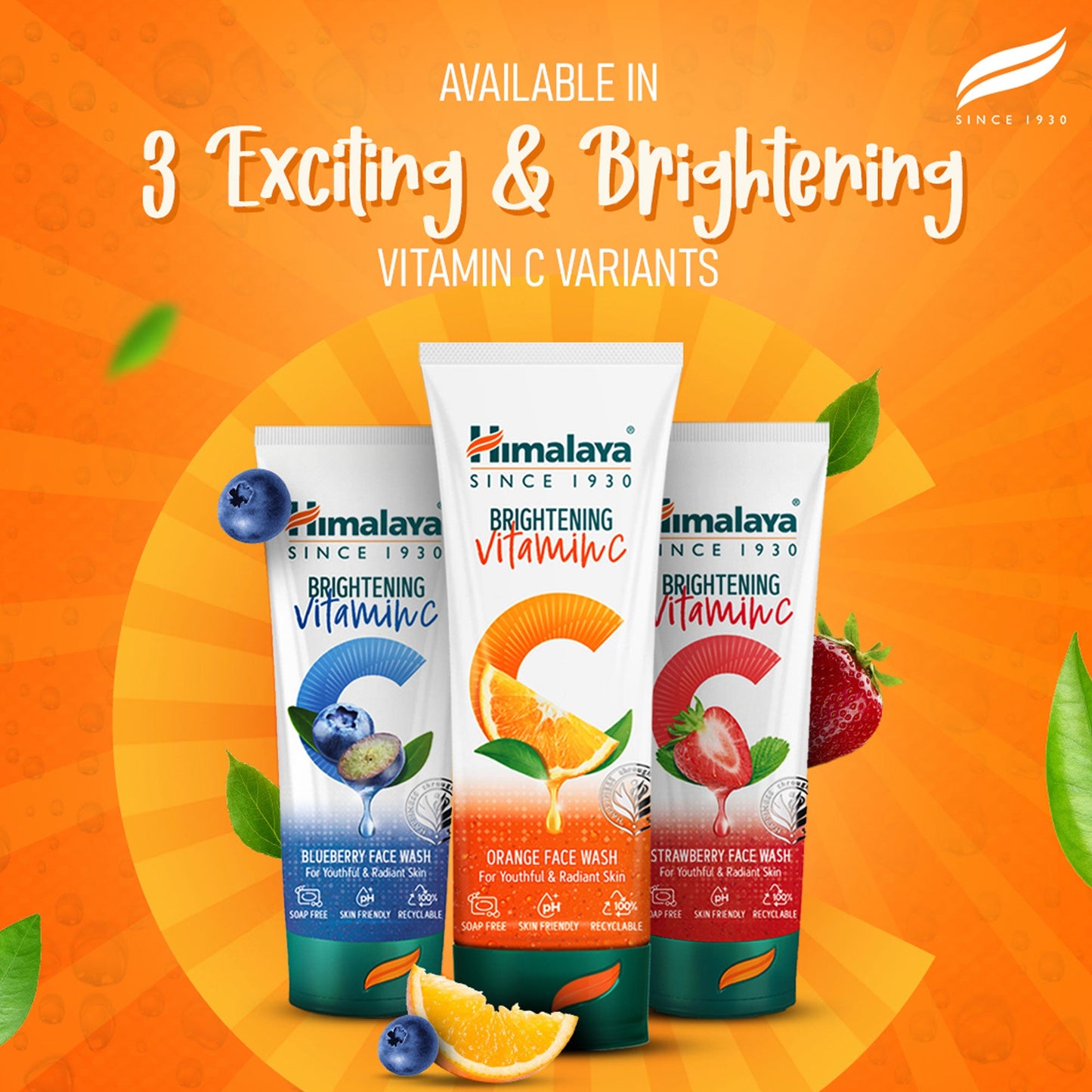 Himalaya Brightening Vitamin C Orange Face Wash 50ml