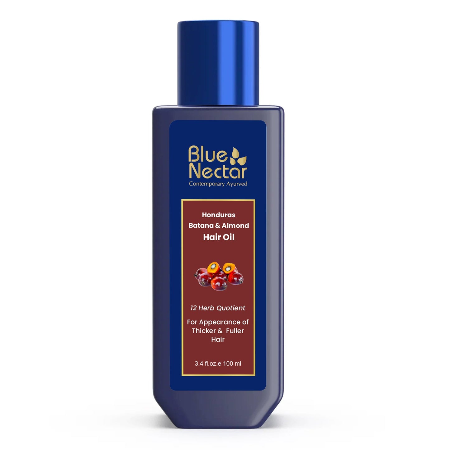 Batana & Almond Hair Oil for Thicker, Fuller & Stronger Hair (12 Herbs) 200ml