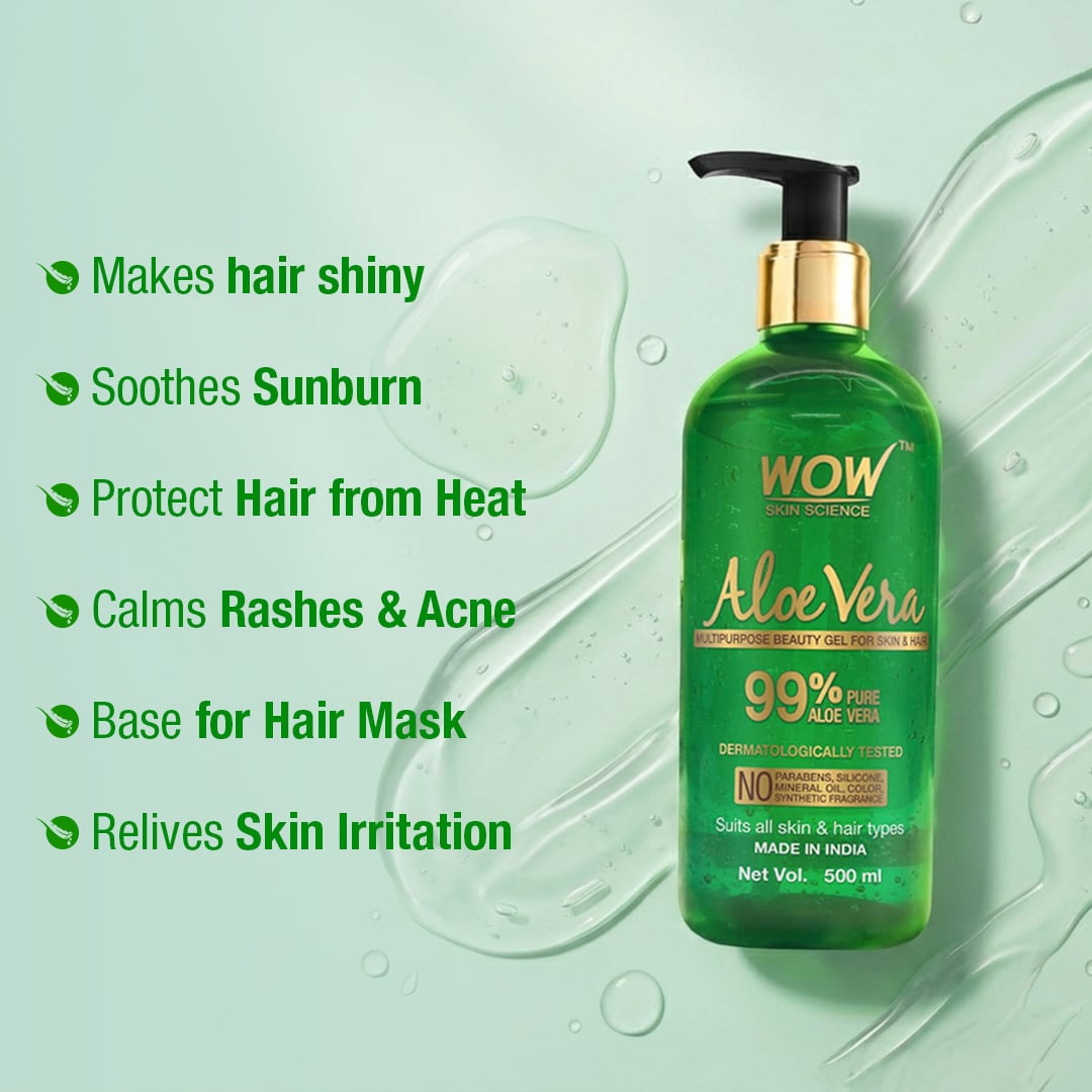 Aloe Vera Gel Moisturizer 99% Pure for Deep Hydration 250ml