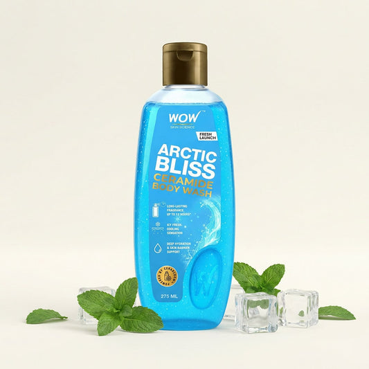 Menthol-Infused Ceramide Body Wash Invigorating Icy Cleanse 275ml