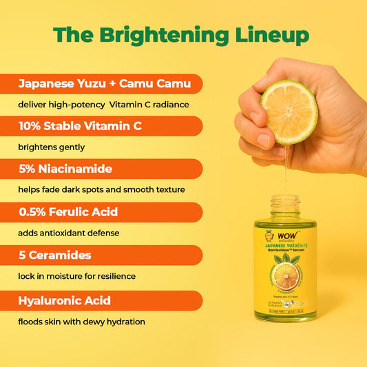Japanese Yuzu & Vitamin C Brightening Face Serum Boosts Complexion 30ml