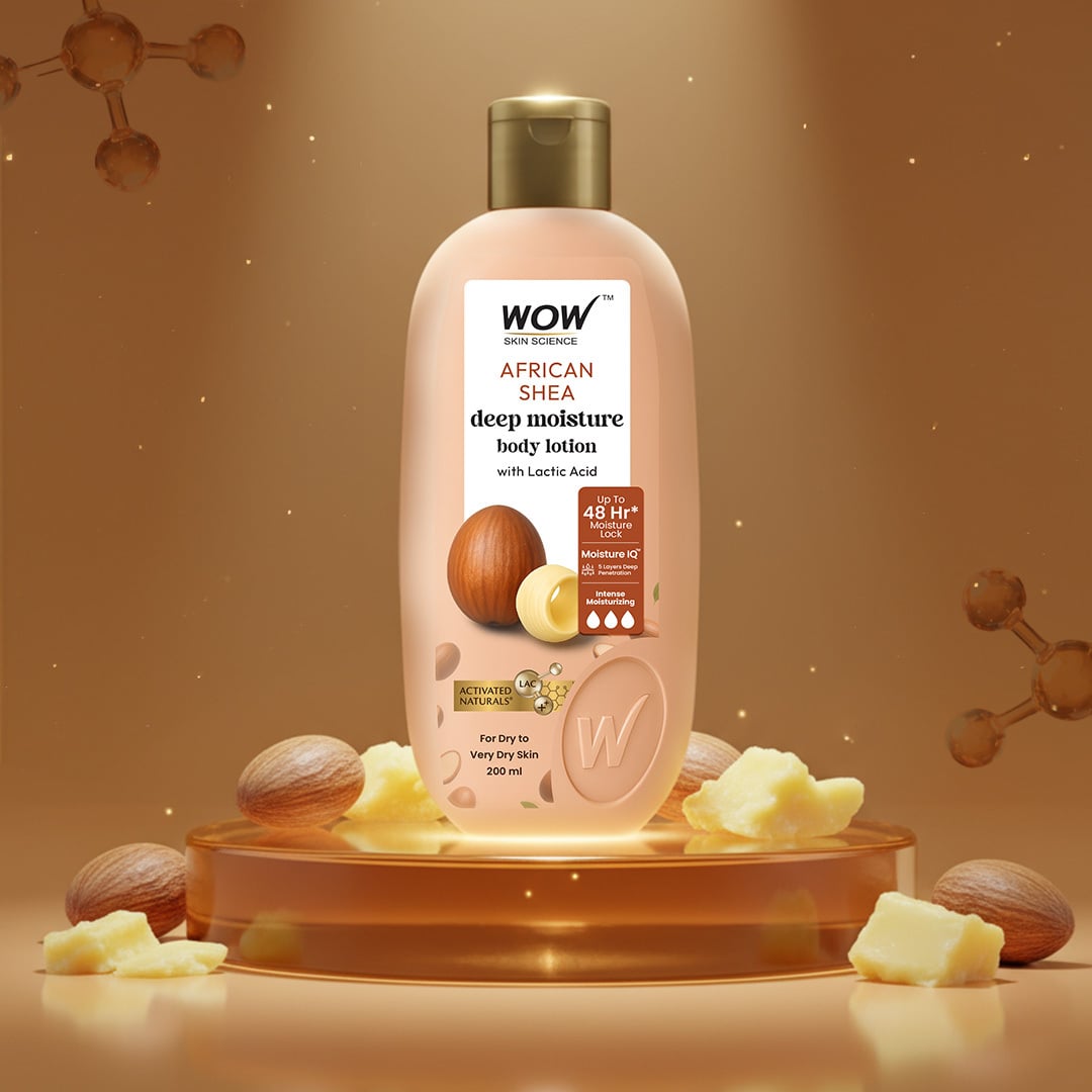 African Shea Body Lotion Comforts and Softens Dry Skin 200 ML