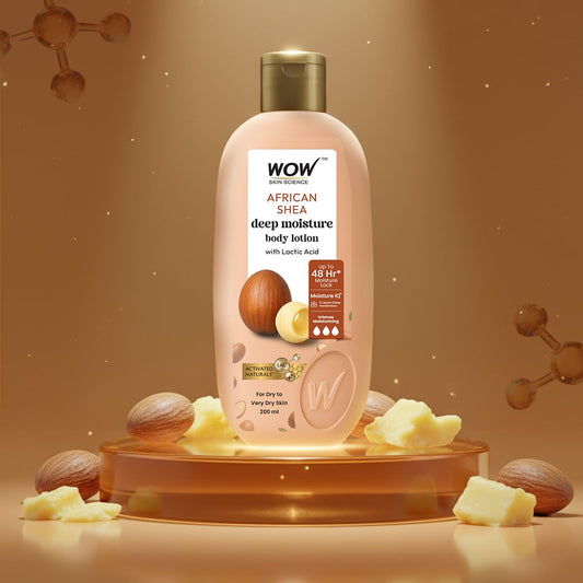 Shea & Cocoa Butter Body Lotion Long-Lasting Hydration 200ml