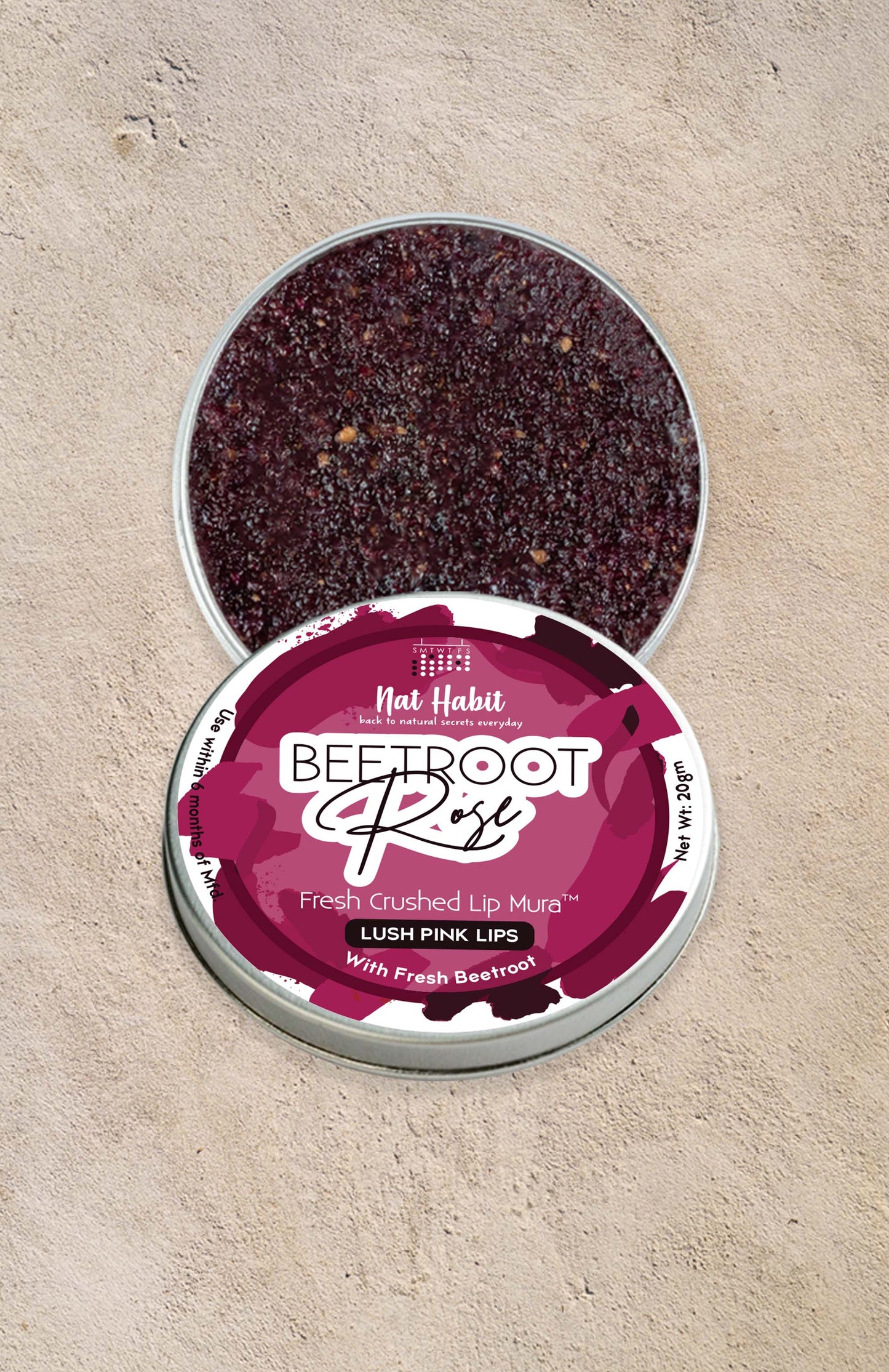 Beetroot Rose Lip Mura 12g ビギナー