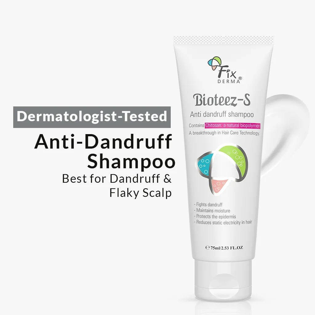 【Fixderma】 Bioteez-S - Anti Dandruff Shampoo｜バイオティーズS フケケア シャンプー｜75ml
