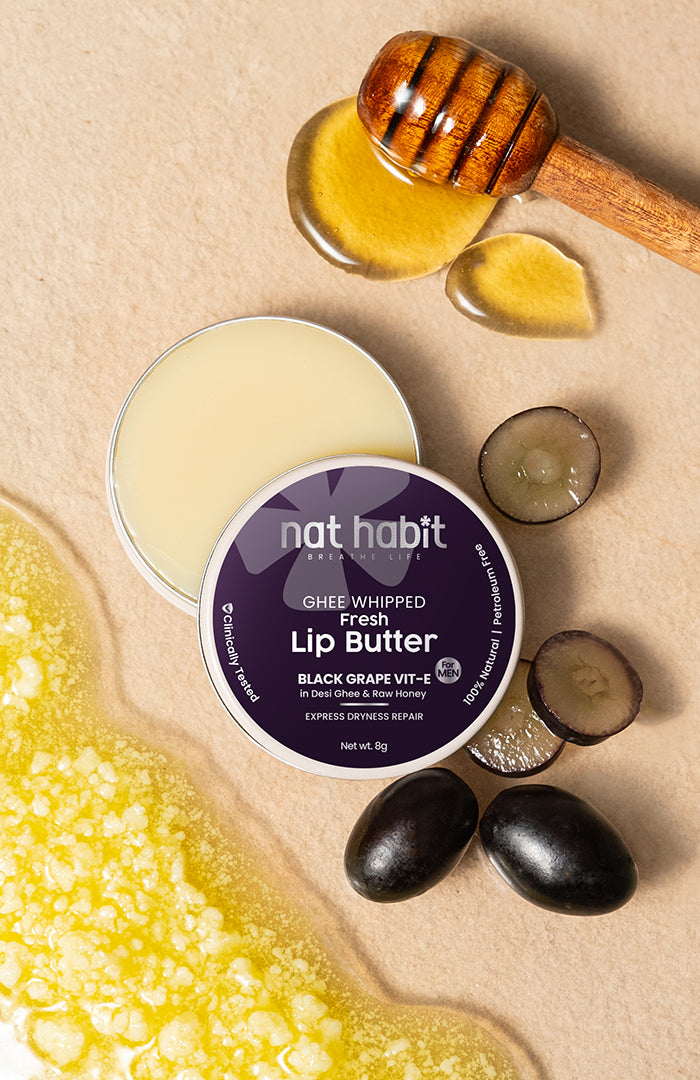 Men's Black Grape Vit-E Lip Butter 8g-v1