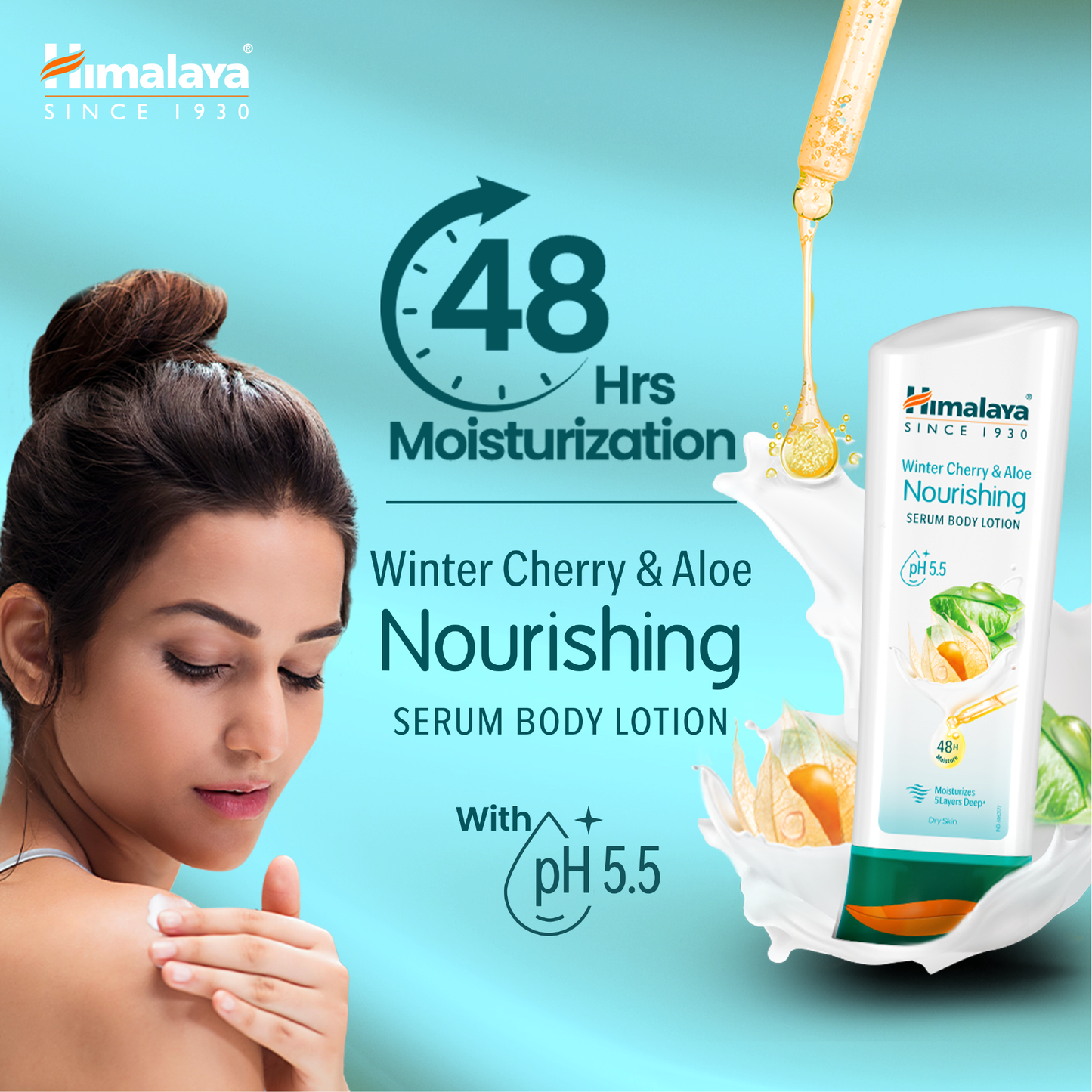 Winter Cherry & Aloe Nourishing Serum Body Lotion 100ml