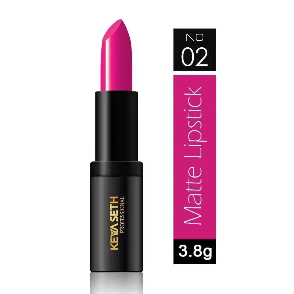 Bright Fuchsia Shade Matte Lipstick - 02 100g