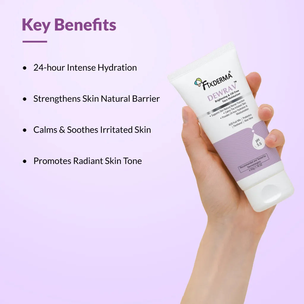 Dewrav Brightening & Oil Free Face Moisturizer