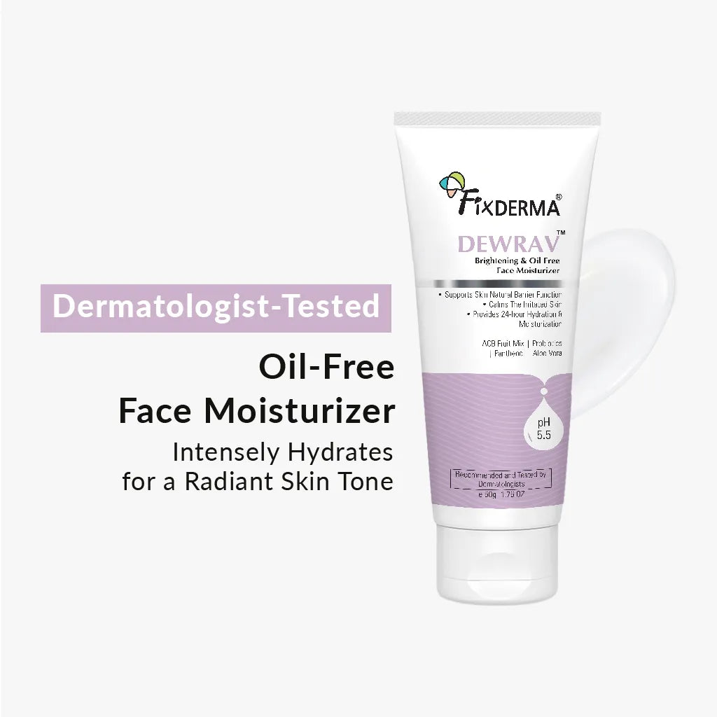 【Fixderma】 Dewrav Brightening & Oil Free Face Moisturizer｜デュラブ ブライトニング&オイルフリー フェイスモイスチャライザー｜50g