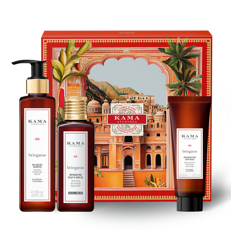 Bringaras Regenerating Hair-Oiling Ritual Set
