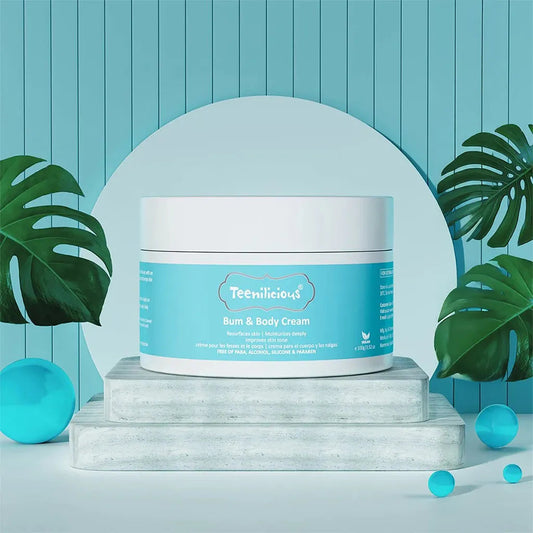 【Fixderma】 Teenilicious Bum Body Cream with Retistar & Shea Butter for Butt Acne｜ティーニリシャス ヒップボディクリーム｜100g