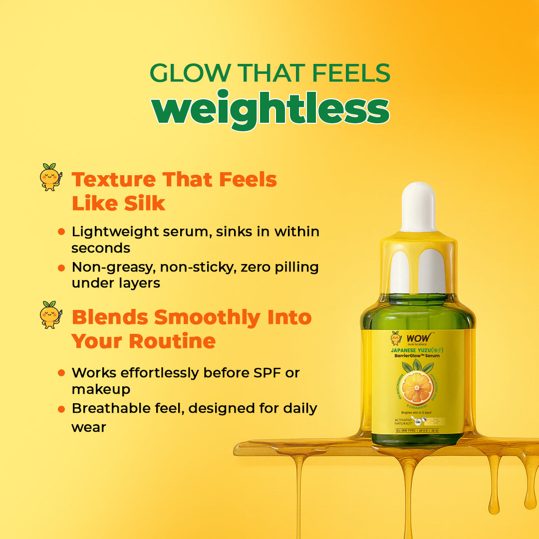 Japanese Yuzu & Vitamin C Brightening Face Serum Boosts Complexion 30ml