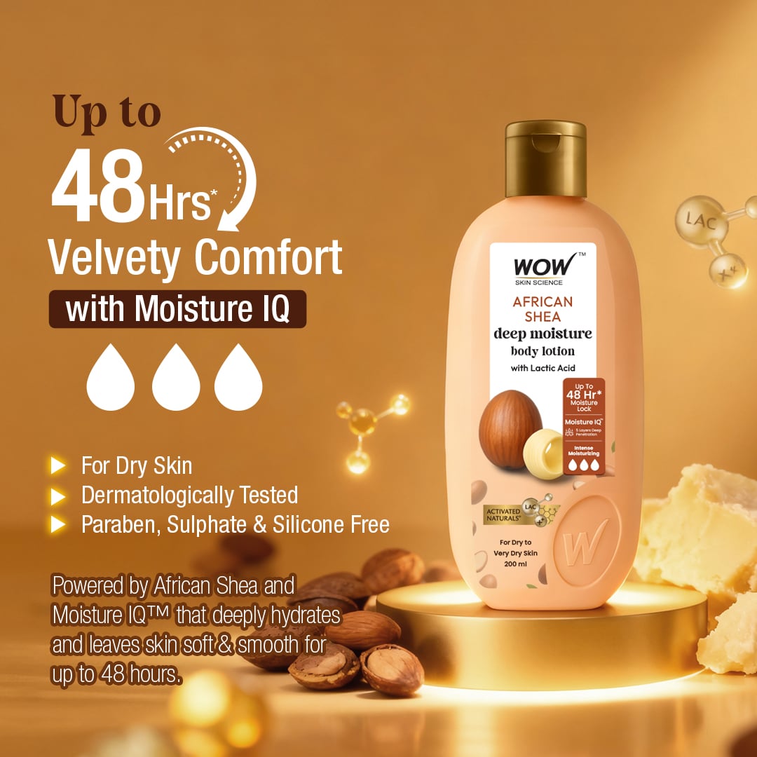 Shea & Cocoa Butter Body Lotion Long-Lasting Hydration 200ml