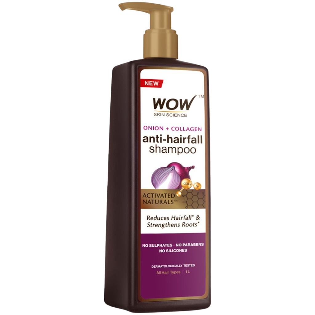 Onion & Collagen Anti-Hairfall Shampoo Strengthens Roots 300 ML