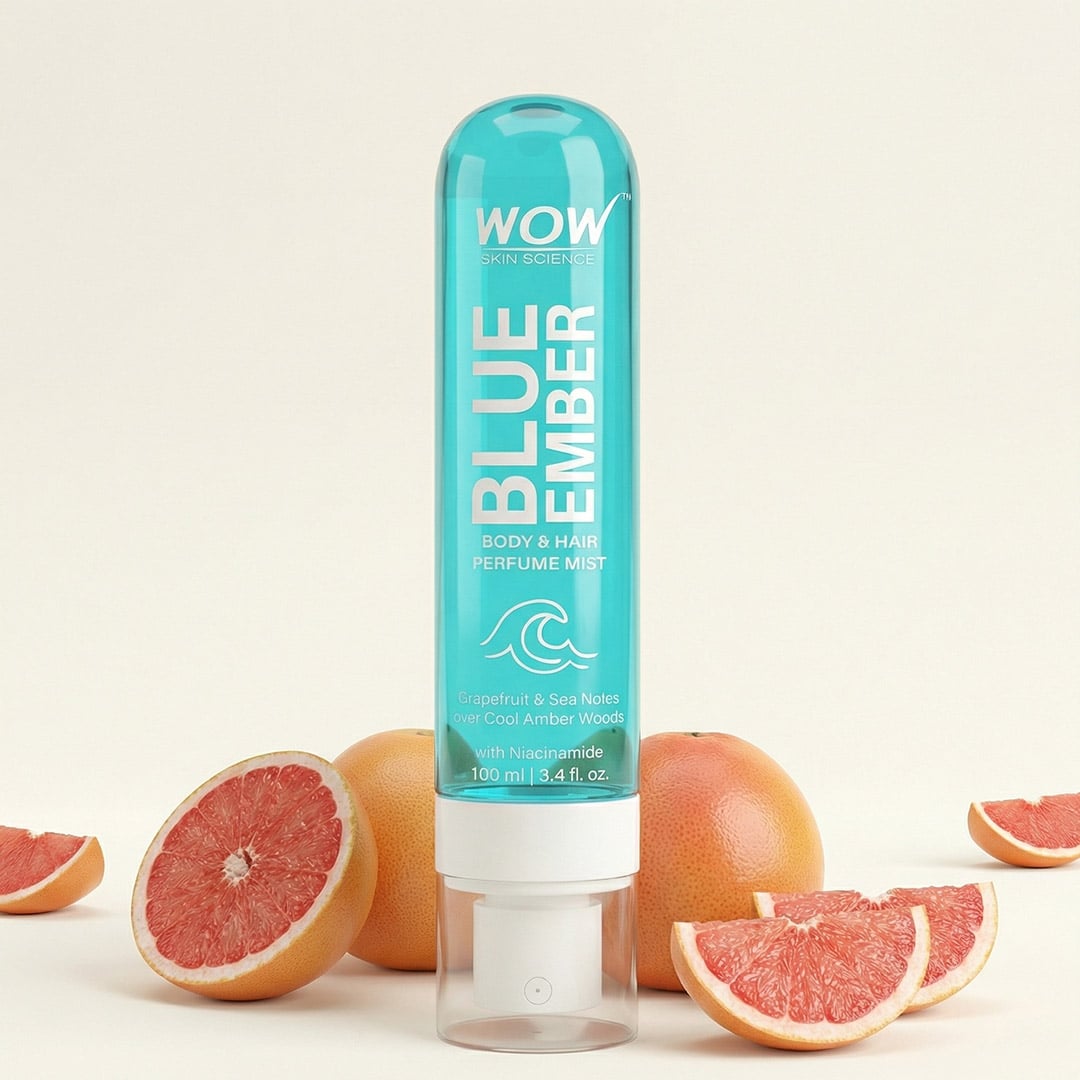 Blue Ember Hair & Body Perfume Mist Refreshing Grapefruit & Sea Scent 100ml