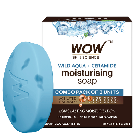 Wild Aqua & Ceramide Moisturizing Soap Energizes & Cleanses 300ml