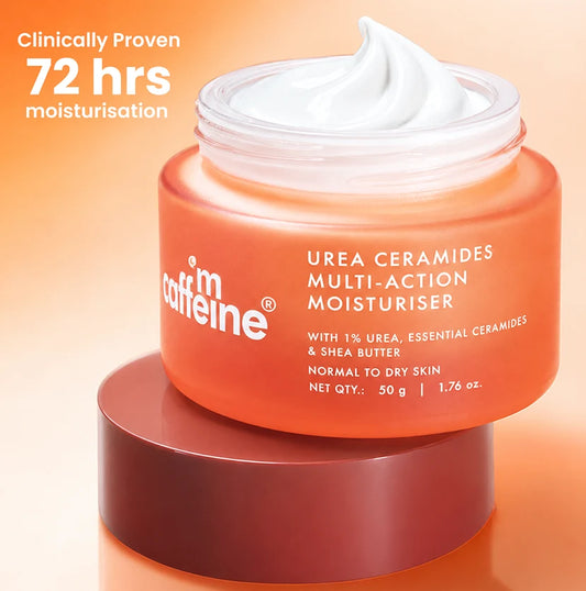 【mCaffeine】 Multi-Action Moisturiser with Urea & Ceramides｜マルチアクション モイスチャライザー 尿素＆セラミド配合｜50g